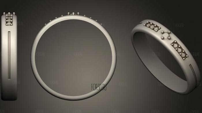 Ring 105 stl model for CNC